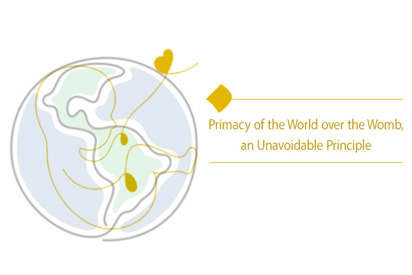 The fetus cannot ignore the primacy of the world over the womb.