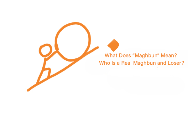 Who are the people who become maghbun and loser, and why?